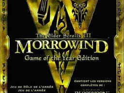 The Elder Scrolls III: Morrowind - Jaquette Officielle